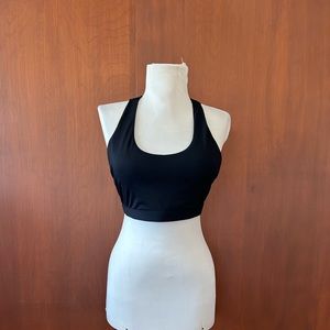 NWT Fabletics Black Racerback Sports Bra